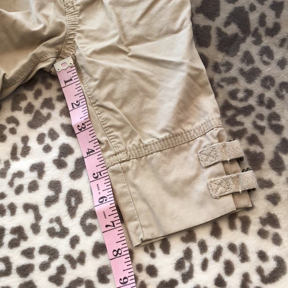 Old Navy Khaki Tan Crop Utility Pant 5 Pocket Size 2t - Picture 11 of 14